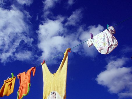 laundry hanging
